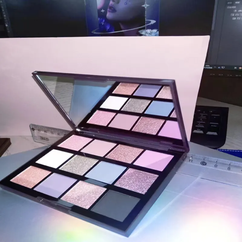 XII colores multifunction faciem palette